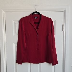 Ann Taylor Women's Red Blouse